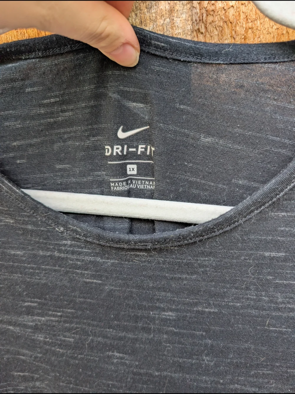 Nike Charcoal And Black Sleeveless Athletic Tank